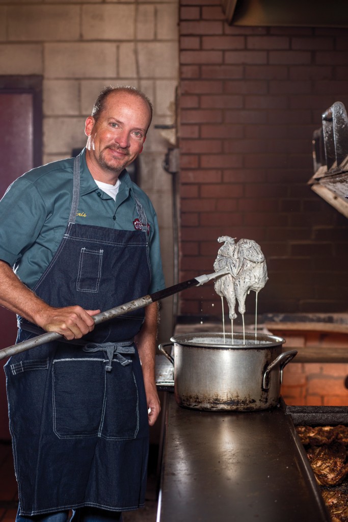 Big Bob Gibson’s in Decatur has made "white sauce" a delicacy. (Courtesy of Alabama Department of Tourism)