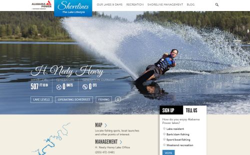 Shorelines web site splash
