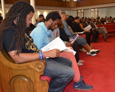 Attendees commemorate the 52nd anniversary of the bombing of Sixteenth Street Baptist Church in Birmingham. (Michael Tomberlin/Alabama NewsCenter)