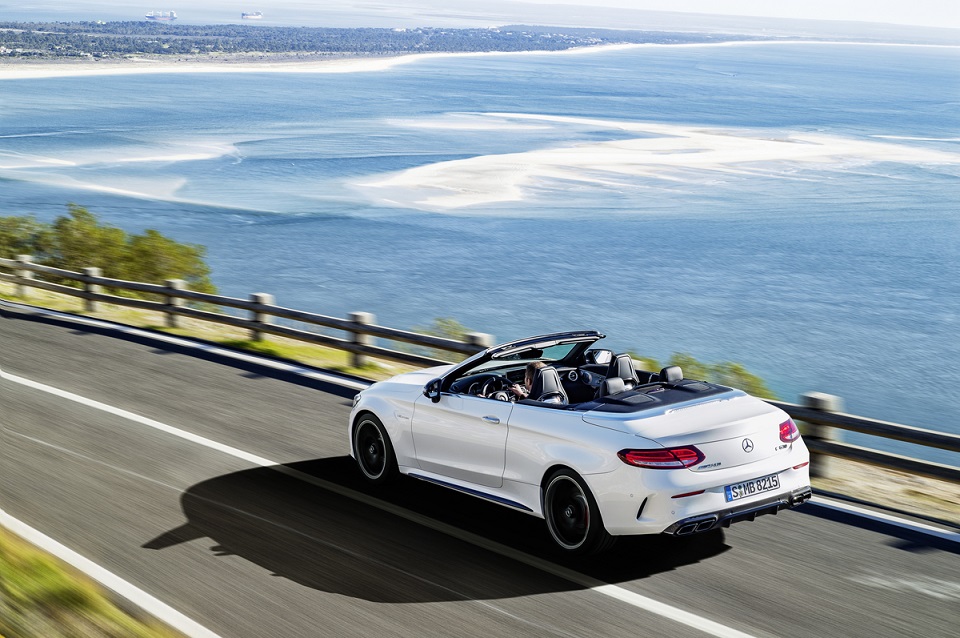 Mercedes-Benz C-Class, one of the models built in Alabama, was the top-selling sedan in the automaker's record July U.S. sales month. (photo/Mercedes-Benz)