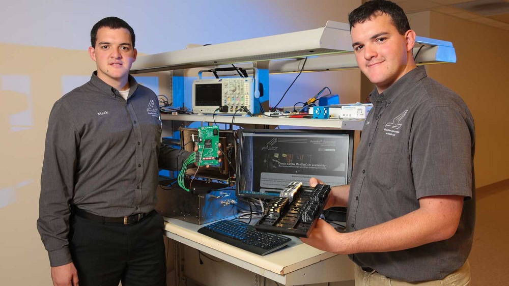 Twin brothers xxxx and xxxx Becnel started RadioBro in Huntsville in 2014. (Michael Mercier/University of Alabama in Huntsville)