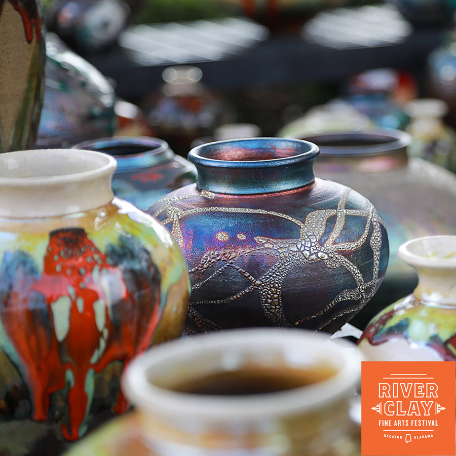 The city of Decatur welcomes local and national artists for the River Clay Fine Arts Festival Oct. 22-23. (contributed)