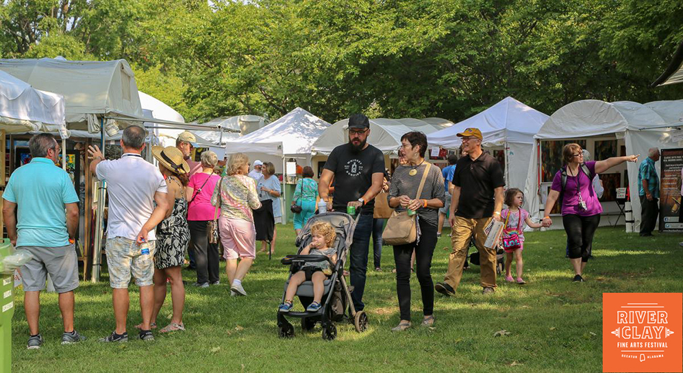 The city of Decatur welcomes local and national artists for the River Clay Fine Arts Festival Oct. 22-23. (contributed)