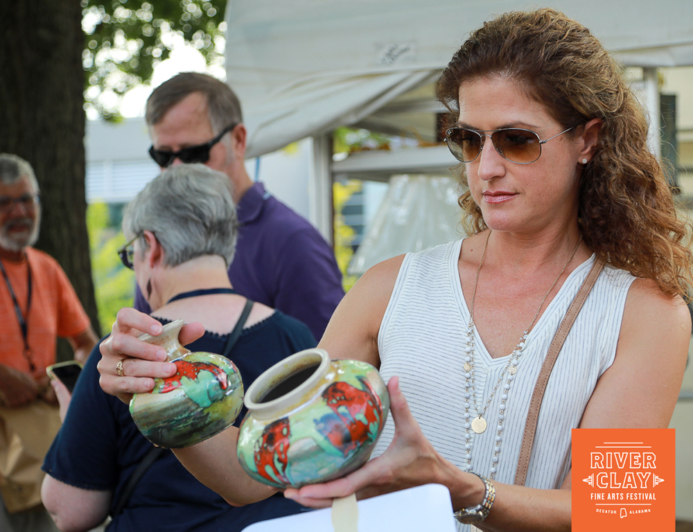 The city of Decatur welcomes local and national artists for the River Clay Fine Arts Festival Oct. 22-23. (contributed)