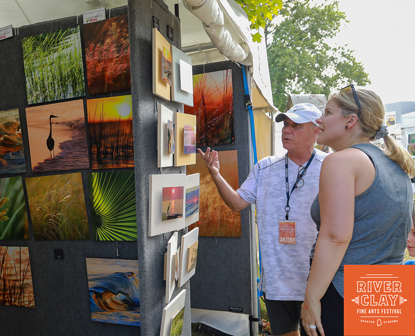 The city of Decatur welcomes local and national artists for the River Clay Fine Arts Festival Oct. 22-23. (contributed)