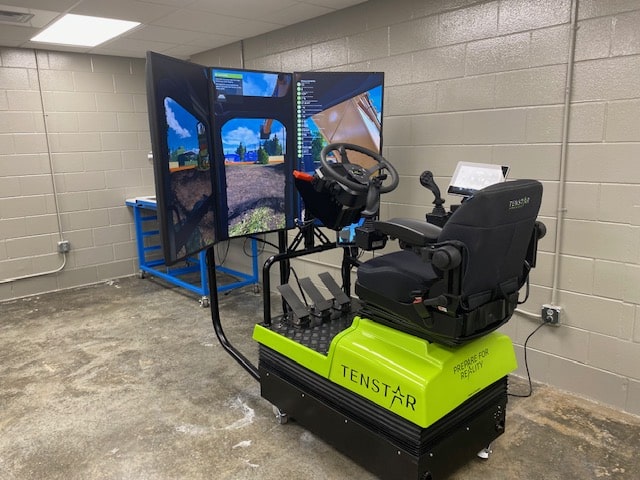 A construction simulator is part of the West Alabama Regional Training Center. (contributed)