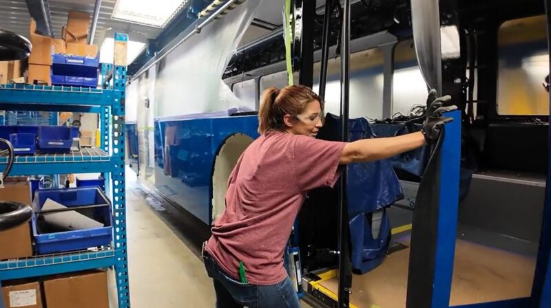 On the Line: New Flyer of America builds zero-emission buses in Alabama ...
