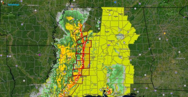 Alabama Severe Weather Update Damaging Line Of Severe Storms Nears