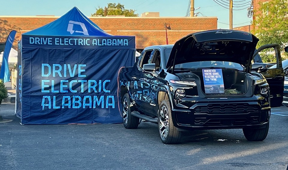 EV owners celebrated National Drive Electric Month at Pepper Place among other Alabama locations