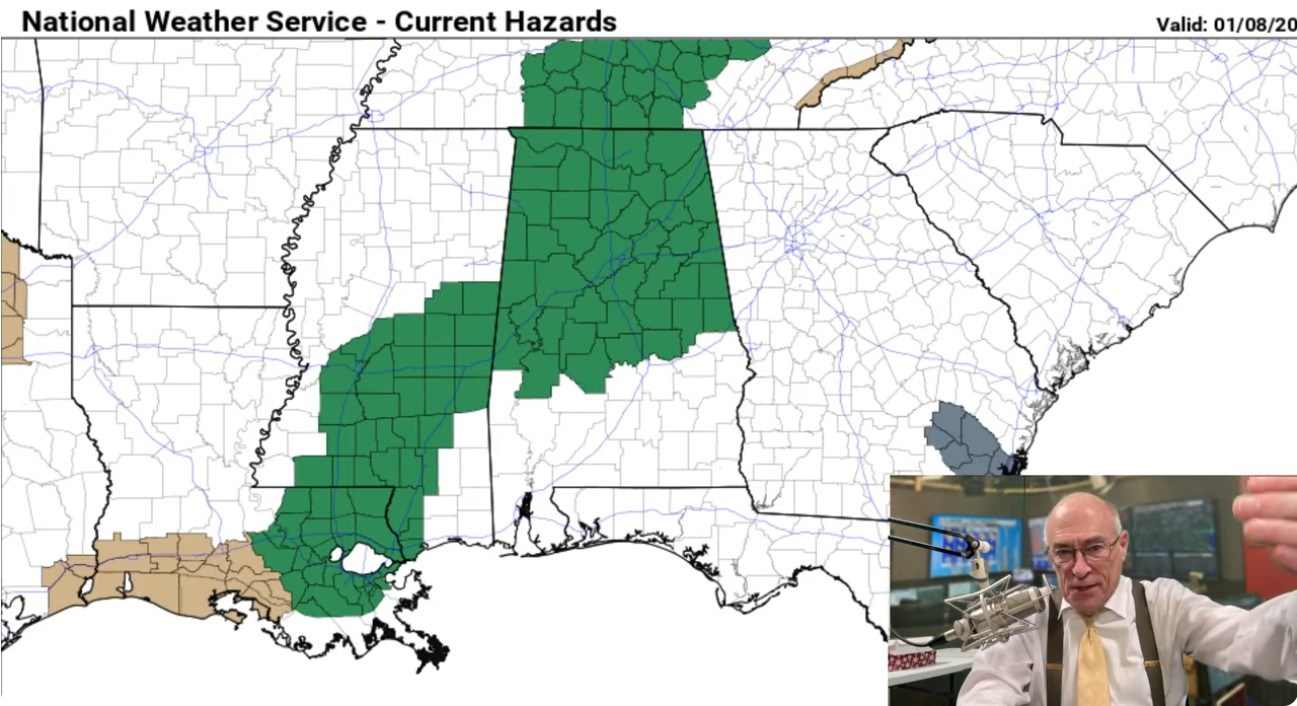 James Spann: Flash flood watch issued for North/Central Alabama - Alabama News Center